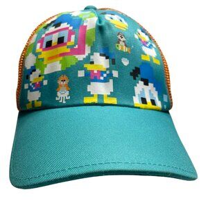 Tokyo Disney Resort Kids Cap – Donald Duck 8-Bit Style, Adjustable, 57.5cm